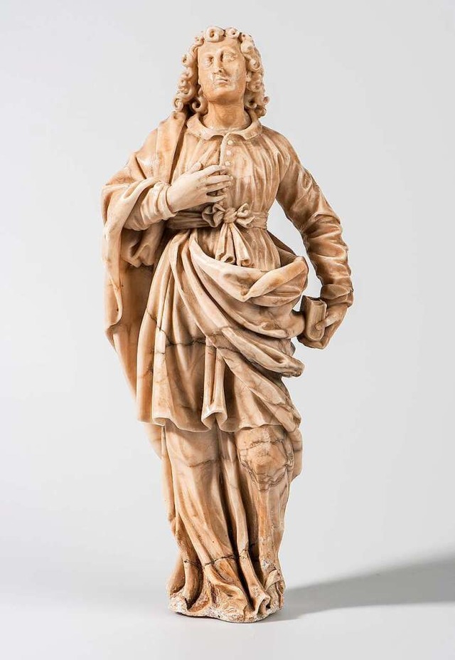 Auch diese Johannes-Renaissancefigur a...al hat der Angeklagte mitgehen lassen.  | Foto: Landeskriminalamt (dpa)