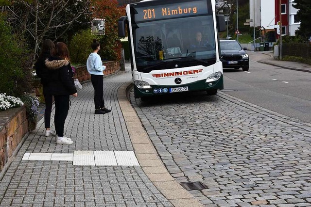 Barrierefrei sollen die meisten Bushaltestellen in Gundelfingen werden.  | Foto: Andrea Steinhart