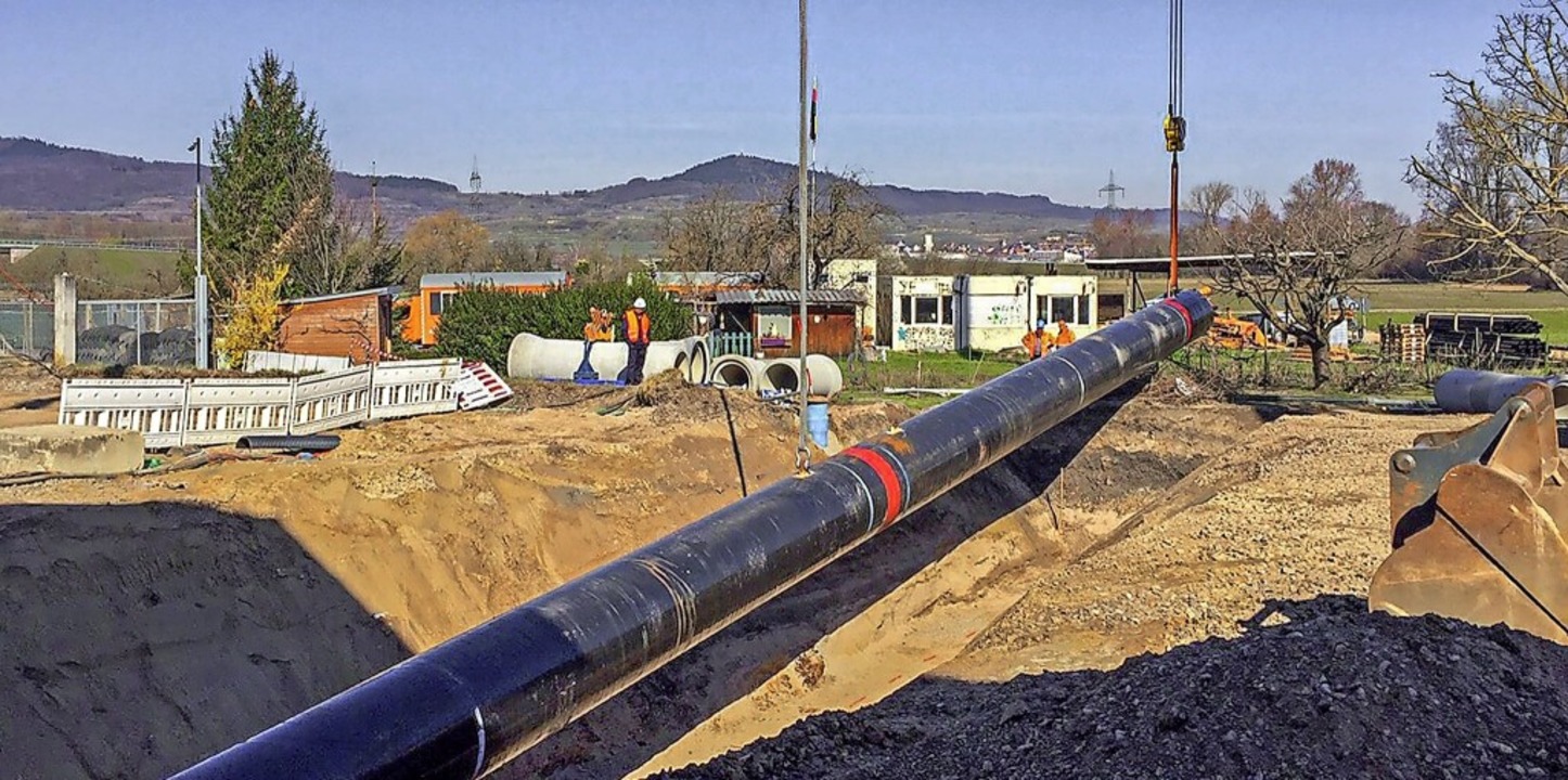 Die Verlegung des 35 Meter langen Verb...S-Bahntrasse war eine Herausforderung.  | Foto: Hubert Gemmert