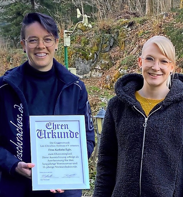 Kathrin Egles (links) Posten als Vorsitzende bernimmt knftig Simona Schlachta.  | Foto: Isabell Bickel