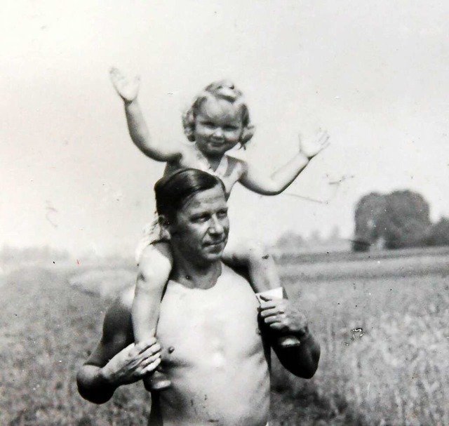 Zwei Wochen vor seinem Tod im Juli 194...ch Berger mit seiner Tochter Dorothea   | Foto: Privat