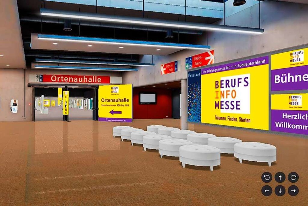 Das Foyer der digitalen Berufsinfomess...stattfindet, ist ein guter Treffpunkt.  | Foto: Messe Offenburg-Ortenau GmbH