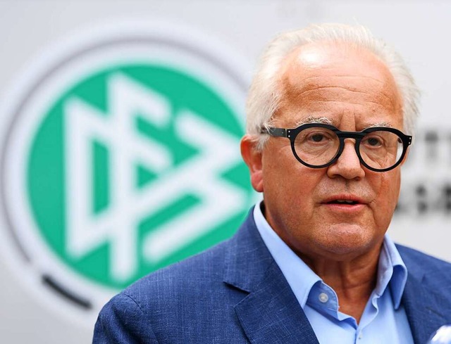 DFB-Prsident Fritz Keller ist nicht z...im Verband in einen Fettnapf getreten.  | Foto: Arne Dedert (dpa)