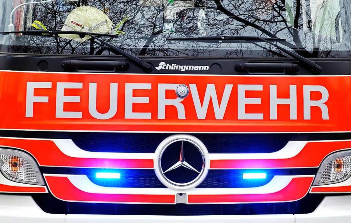 Die Feuerwehr war in Freiburg-Weingarten im Einsatz.  | Foto: Thomas Kunz