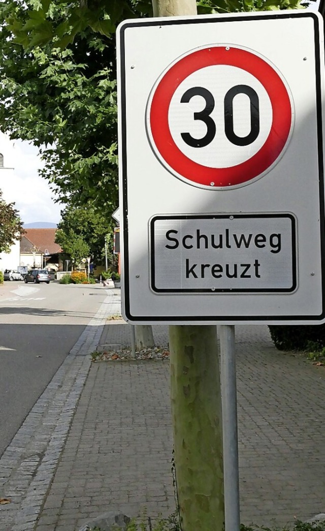 Zufrieden ist man in Hartheim mit den ... Erfolgen bei der  Verkehrsberuhigung.  | Foto: Frank Schoch