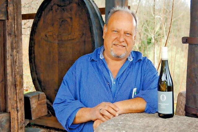 Hanspeter Rieflin, seit 20 Jahren Kellermeister beim Weingut Schloss Ortenberg   | Foto: stadt