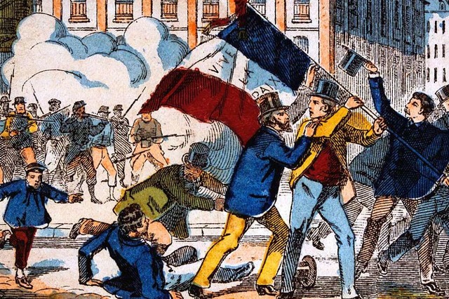 Protest: historische Darstellung der Pariser Commune von 1871  | Foto: www.imago-images.com