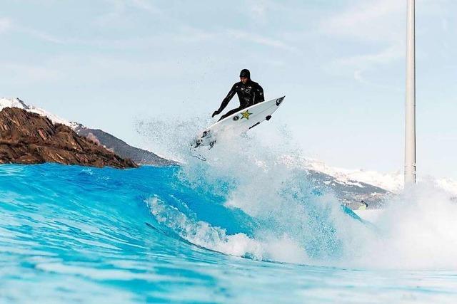 In der Schweiz erffnet das erste Surfbecken Kontinentaleuropas