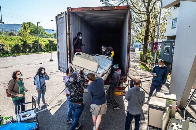 Klinikum Freiburg spendet Betten fr Krankhaus-Projekt in Afrika