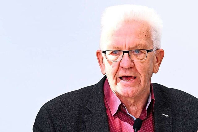 Winfried Kretschmann:  &#8222;Es war alles im Fluss.&#8220;  | Foto: Bernd Weissbrod (dpa)