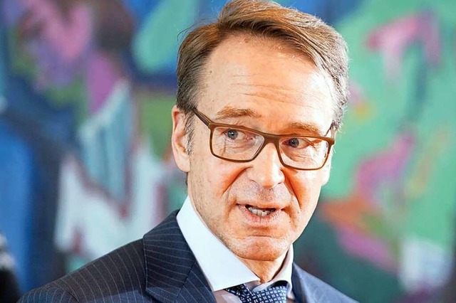 Jens Weidmann wird noch mindestens sec...ie Geschicke der Bundesbank bestimmen.  | Foto: Kay Nietfeld (dpa)