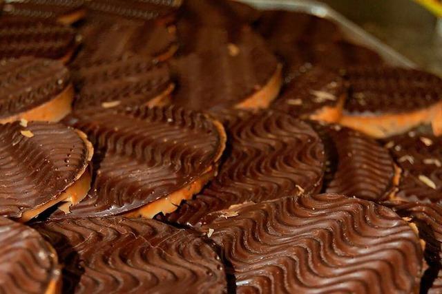 Im Caf Decker in Staufen fliet die Schokolade in Strmen