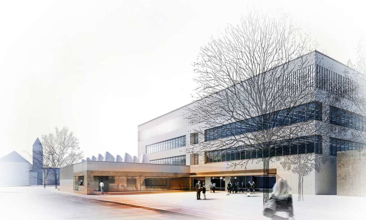 So wie auf dieser Illustration soll der geplante Neubau aussehen.  | Foto: kister scheithauer gross architekten u... (Finanzministerium Baden-Wrttemberg)