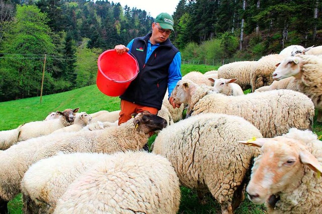 Der Stegener Landwirt Bernhard Rombach frchtet hohe Kosten.  | Foto: Erich Krieger