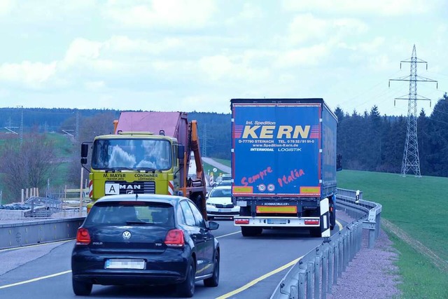 Die B31 zwischen Unadingen und Rtenbach wird im zweiten Halbjahr zur Baustelle.  | Foto: Martin Wunderle