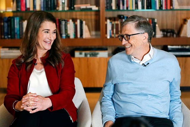 Melinda und Bill Gates, 2019. Jetzt trennt das Paar sich nach 27 Ehejahren.  | Foto: Elaine Thompson (dpa)