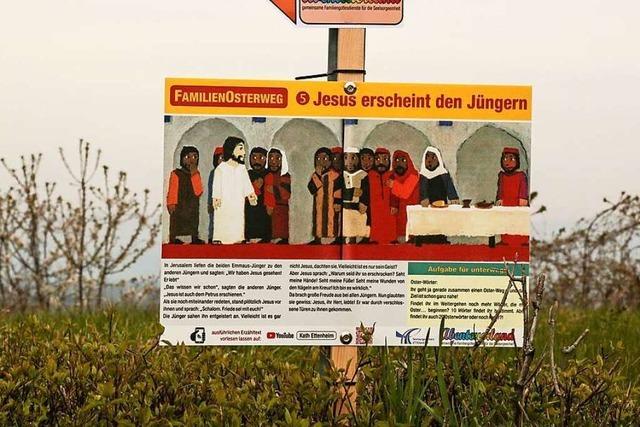 Der Osterweg forderte die Familien heraus