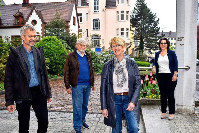 Mitglieder der Freiburger Vereinigung ... Irene Mrker und Madeleine Zimmermann  | Foto: Thomas Kunz