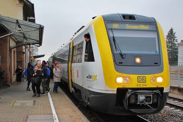 Die Elektrifizierung der Hochrheinbahn soll 2025 beginnen.  | Foto: Rolf Reimann