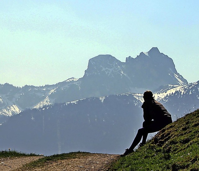 Gute Wahl: Gipfel ohne Gondel  | Foto: Karl-Josef Hildenbrand (dpa)
