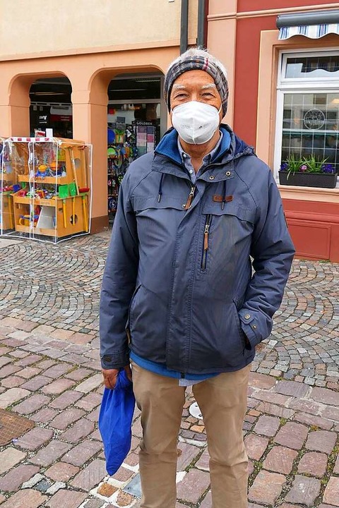 Martin Oechsle (69), Waldkirch: Es war...achte ich darauf, Energie einzusparen.  | Foto: Savanna Cosma