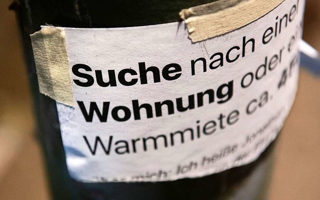 Wer in Freiburg eine Wohnung sucht, tu...inzwischen nicht mehr viel besser aus.  | Foto: Paul Zinken
