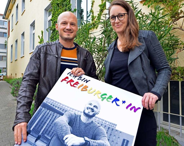 Andreas Starck und Carina Utz  | Foto: Michael Bamberger