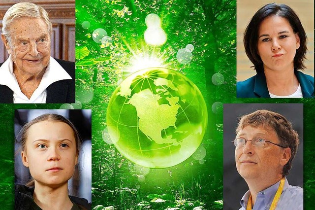 Feindbilder fr die Anhnger von Versc...aerbock, Bill Gates und Greta Thunberg  | Foto: JLO_FOTO (stock.adobe.com)
