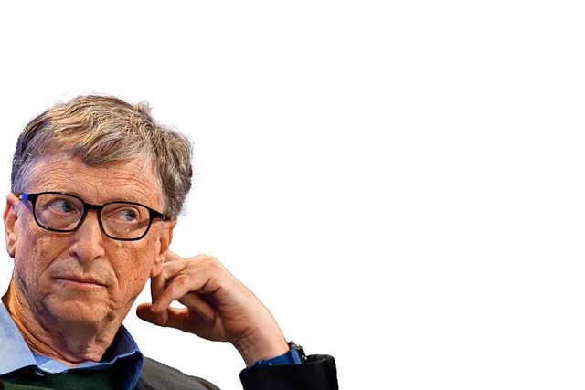 Schaut nervs auf die Impfhochburg Freiburg: Chip-Mogul Bill Gates.  | Foto: Gian Ehrenzeller