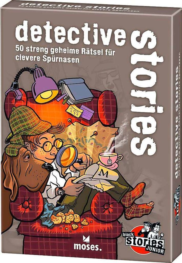 Detective stories &#8211; 50 streng geheime Rtsel fr clevere Sprnasen  | Foto: Moses Verlag