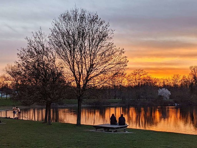 Der Dietenbachsee in Weingarten.  | Foto: Rolf Huber-Frey