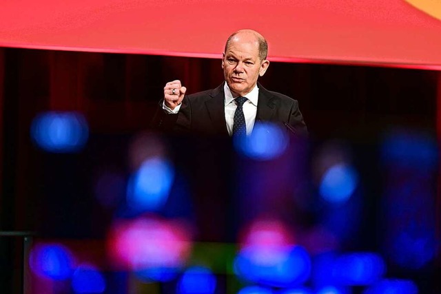 SPD-Kanzlerkandidat Olaf Scholz  | Foto: Soeren Stache (dpa)