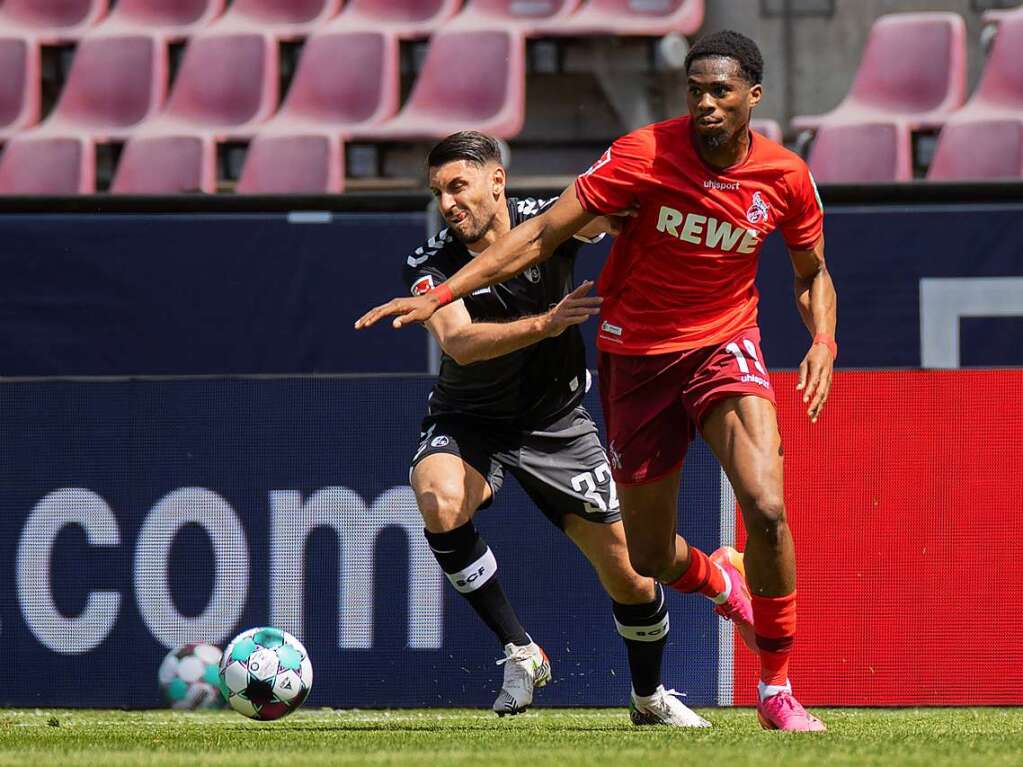 Gegen Kln setzt sich der SC Freiburg mit 4:1 durch.