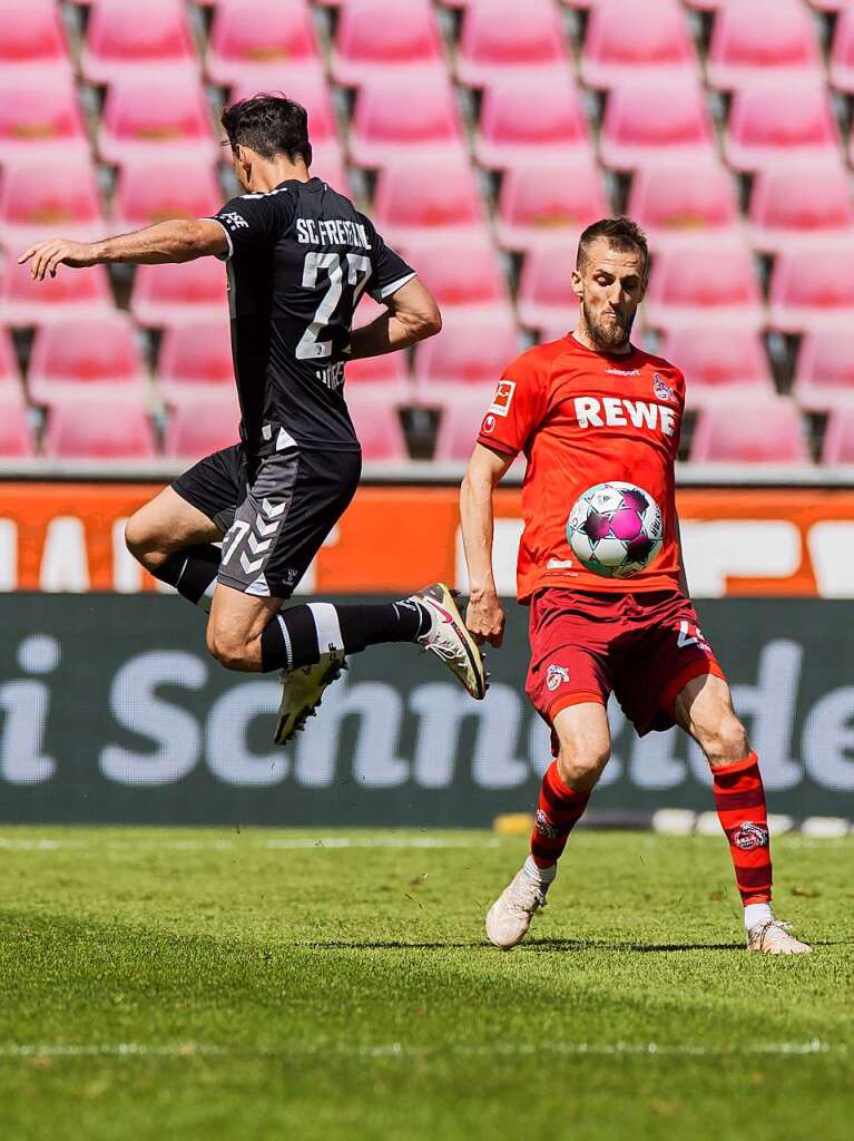 Gegen Kln setzt sich der SC Freiburg mit 4:1 durch.