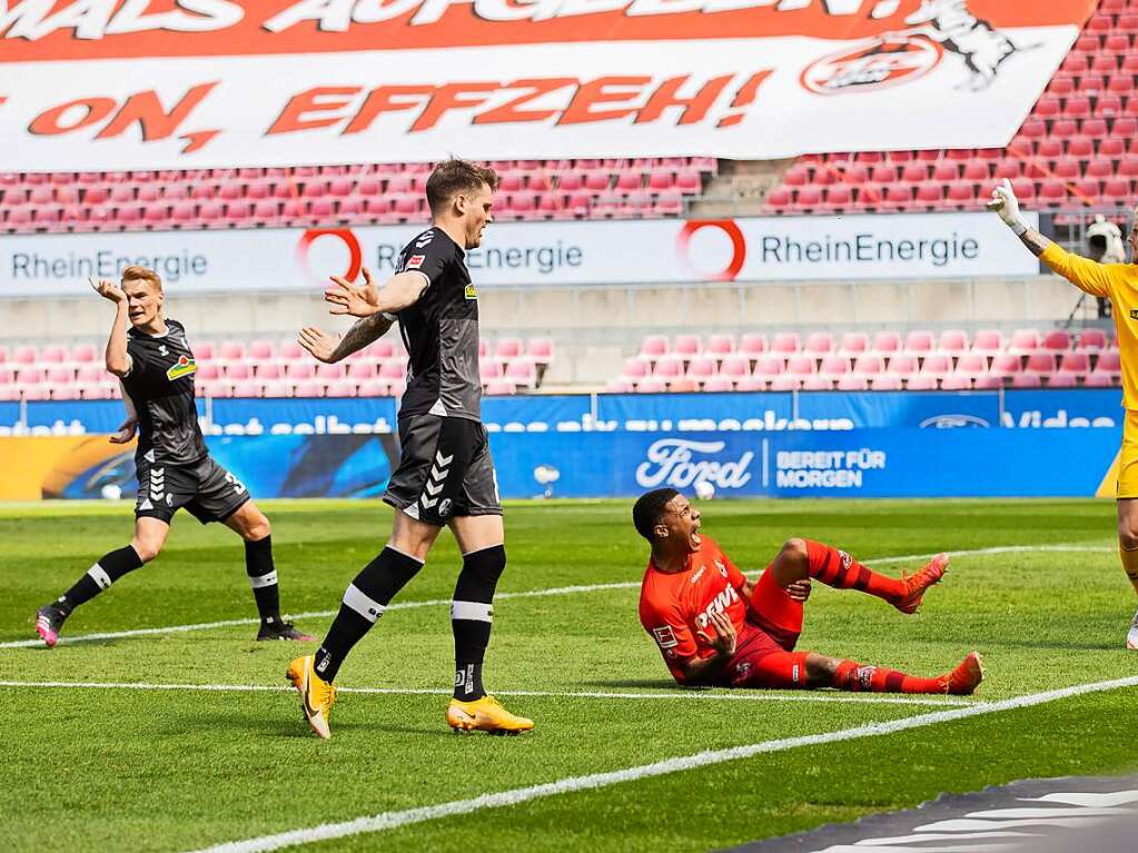 Gegen Kln setzt sich der SC Freiburg mit 4:1 durch.