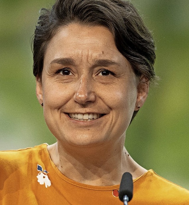 Fordert mehr Geld fr Klimapolitik: Landesvorsitzende  Sandra Detzer  | Foto: Marijan Murat (dpa)