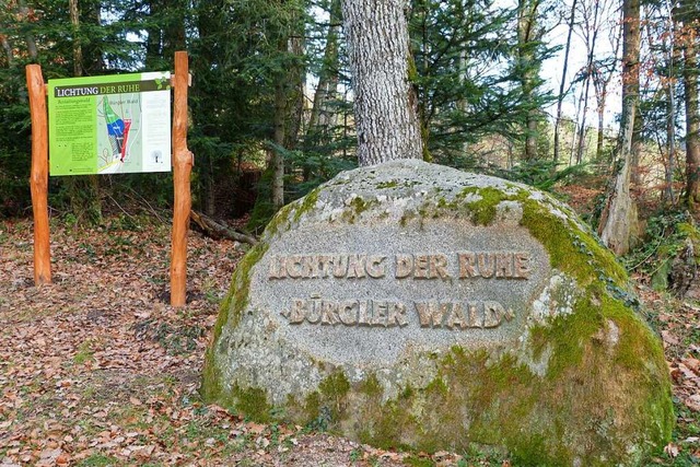 Eine letzte Ruhesttte im Wald &#8211;...schen ist das ein trstlicher Gedanke.  | Foto: Silke Hartenstein