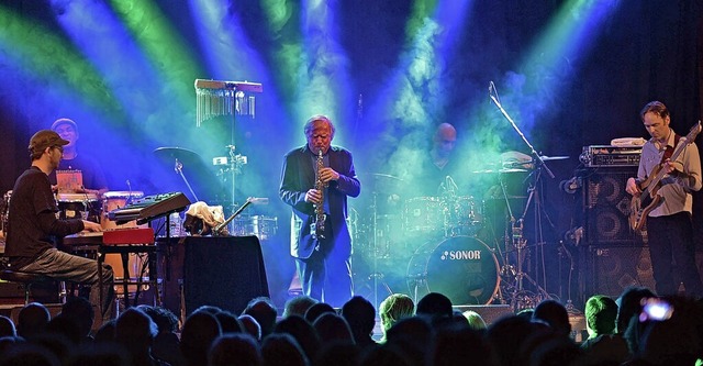 Klaus Doldinger mit Passport beim  Mindelheimer Jazzfestival 2014  | Foto: imago stock&people