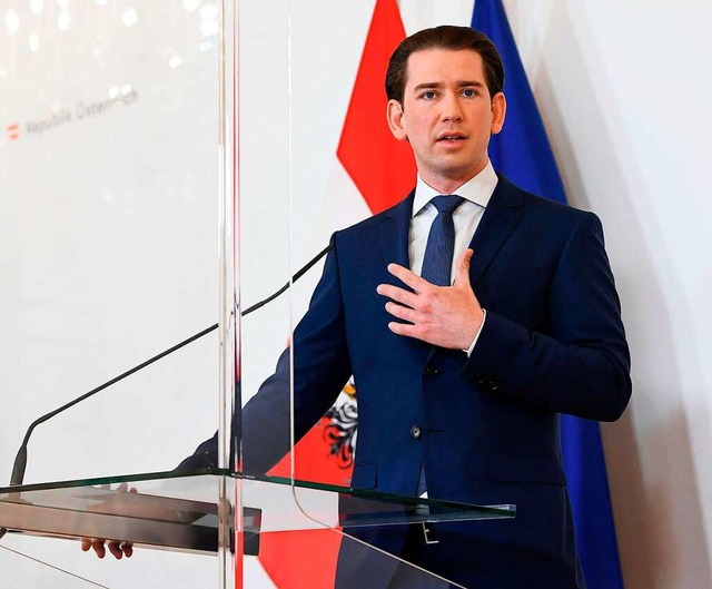 Sebastian Kurz (VP), Bundeskanzler von sterreich  | Foto: HELMUT FOHRINGER (AFP)