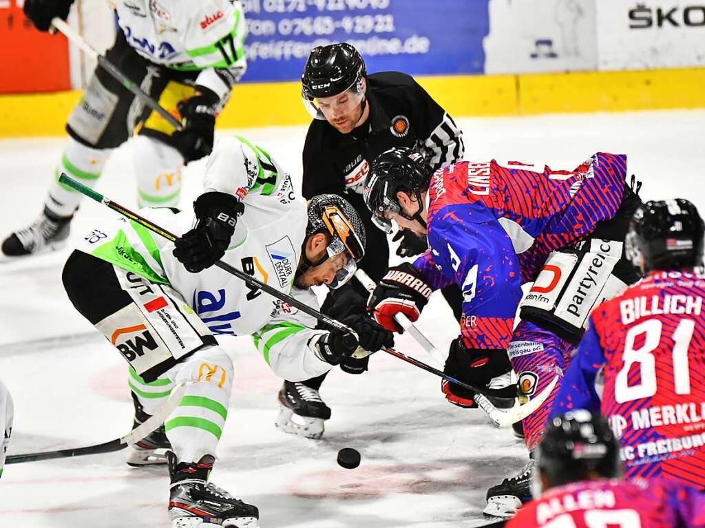 Der EHC Freiburg hat das entscheidende fnfte Duell der Halbfinalserie gegen die Bietigheim Steelers mit 2:4 verloren.