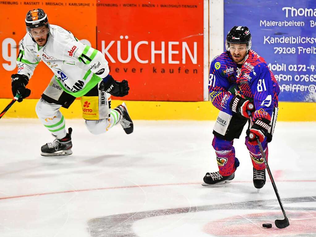 Der EHC Freiburg hat das entscheidende fnfte Duell der Halbfinalserie gegen die Bietigheim Steelers mit 2:4 verloren.