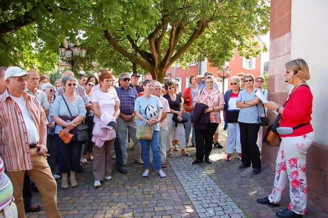 Stadtfhrung mit Monika Merstetter durch Altweil  | Foto: Herbert Frey