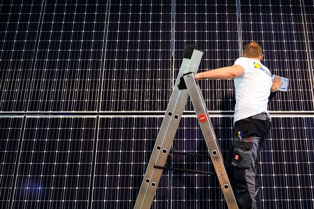 Wollen sich Gewerbebetriebe knftig in...hern produzierte Sonnenenergie nutzen.  | Foto: Arno Burgi