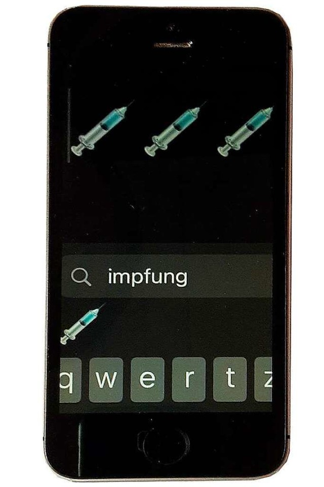 Bis zum aktuellen Update tropfte aus A...hwort &#8222;Impfung&#8220; angeboten.  | Foto: Ren Zipperlen