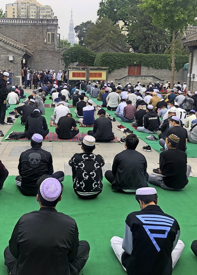 Muslime in der Niujie-Moschee  | Foto: Fabian Kretschmer