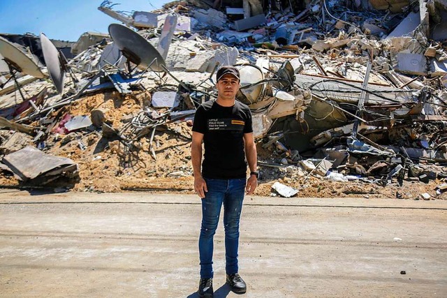 Der 29-jhrige Palstinenser Baschir a...in Gaza sei &#8222;entsetzlich&#8220;.  | Foto: Saud Abu Ramadan (dpa)