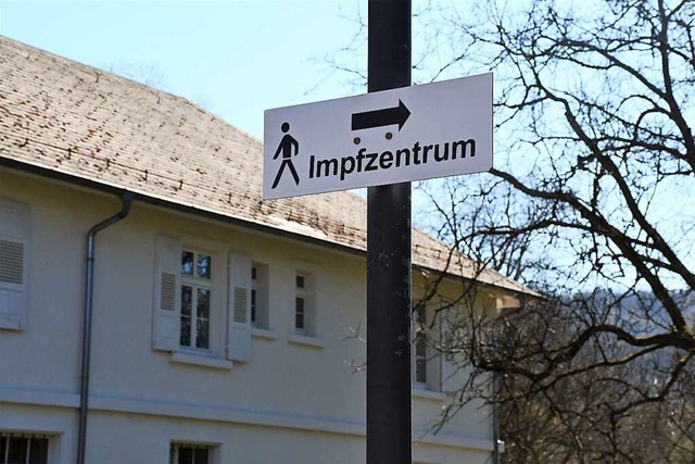 Der Weg zum Impfzentrum  | Foto: Barbara Ruda