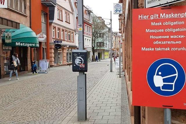 Die Stadt Lahr muss die Maskenpflicht in der Innenstadt ab Samstag aufheben