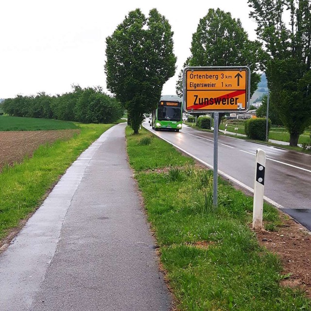 Auch der Radweg zwischen Elgersweier und Zunsweier wird ausgebaut.  | Foto: Hubert Rderer