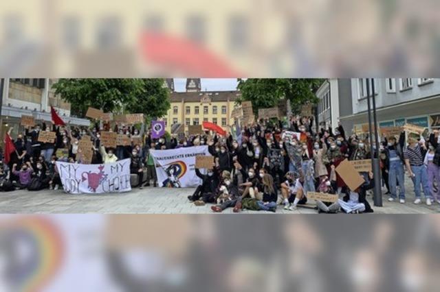 Feminismus-Demo in Offenburg